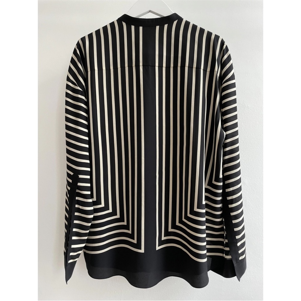 Toteme Striped Silk Crêpe de Chine Wide Leg Pants & Coordinating Top NWT - Picture 4 of 11